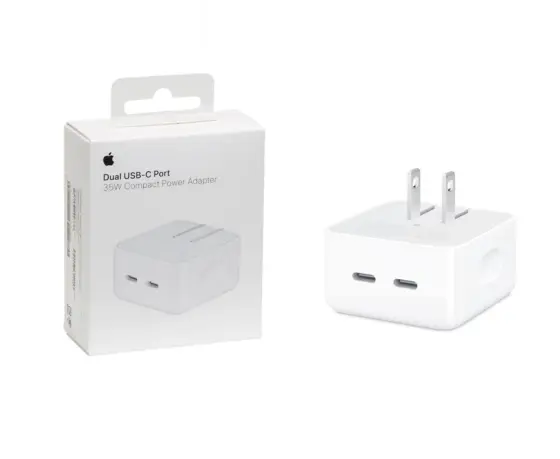Cubo de Carga Apple de 2 Puertos (Cubo 35W)