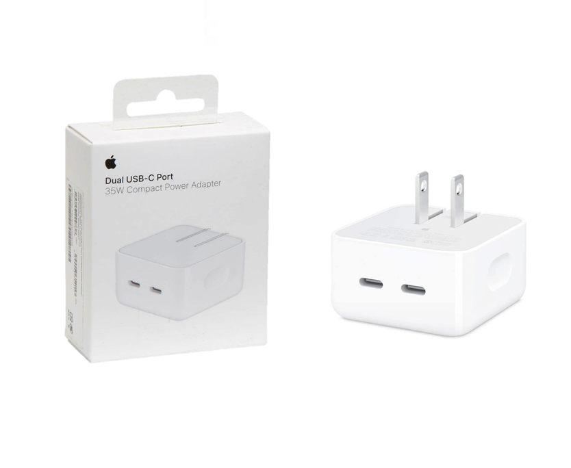 Cubo de Carga Apple de 2 Puertos (Cubo 35W)