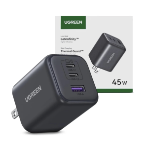 Cargador de 3 Puertos Ugreen Original 45W