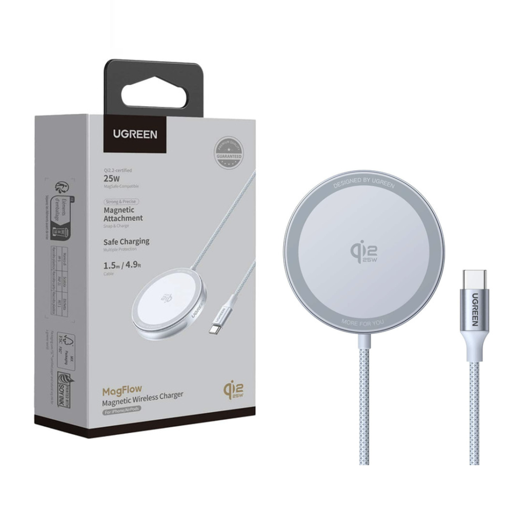 Cargador Inalámbrico Original Ugreen (Qi2 25W)