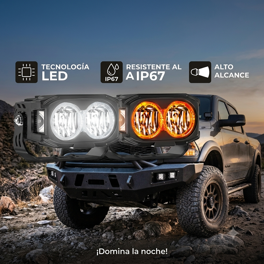 Faros exploradores para camionetas y vehículos
