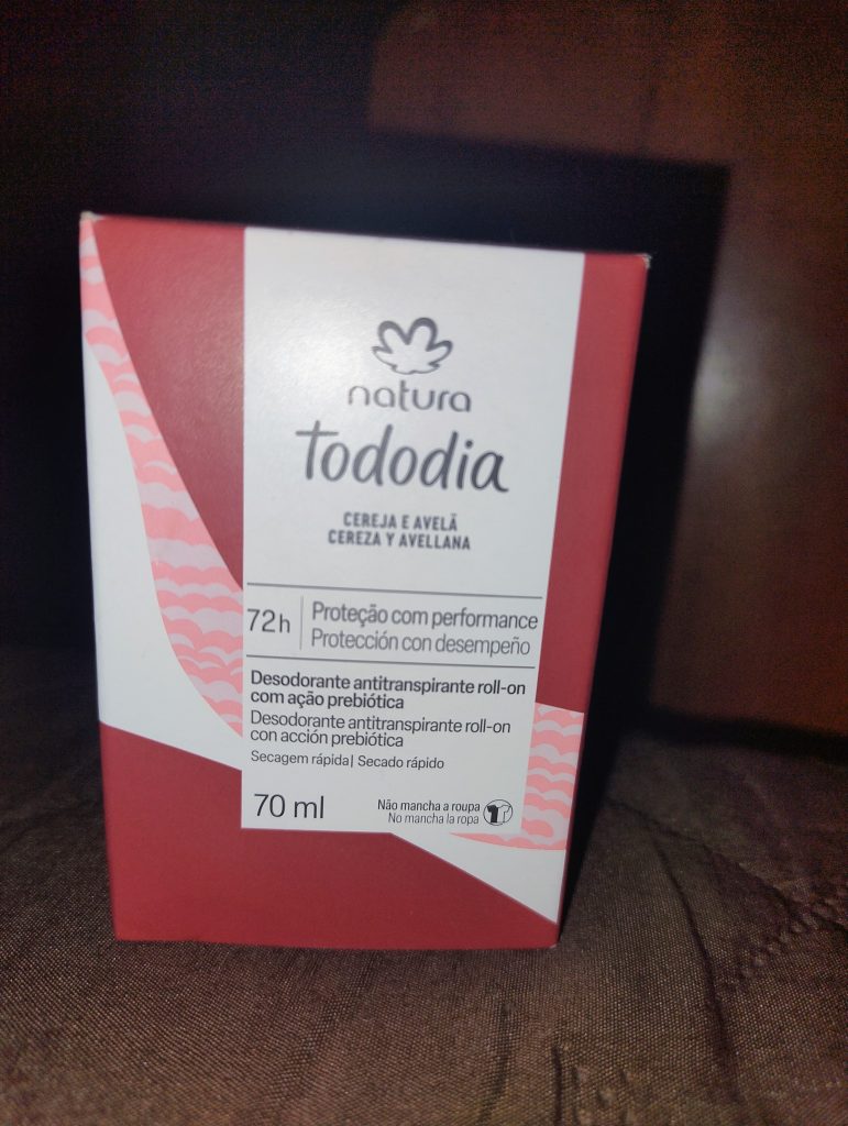 Natura Tododia Desodorante Antitranspirante Roll-On Cereza y Avellana 70 ml